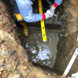 Construction d'un Mur de Soutènement en Blocs de Béton pour un Terrain en Pente Cluses